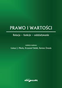Okładka książki Prawo i wartości