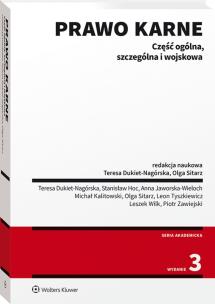 Okładka książki Prawo karne Część ogólna szczególna i wojskowa