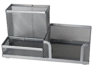 Opakowanie Przybornik na biurko siatka srebrny