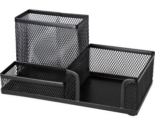 Opakowanie Przybornik na biurko Titanum czarny (M-851B) 200x100x100mm