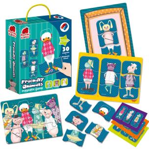 Opakowanie Przyjazne zwierzaki gra magnetyczna