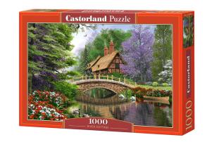 Okładka książki Puzzle 1000 Dom nad rzeką CASTOR