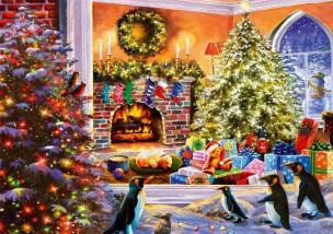 Opakowanie Puzzle 1000 Magiczny obraz świąt