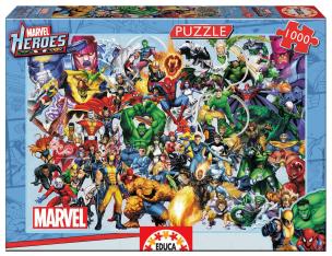 Opakowanie Puzzle 1000 Superbohaterowie i złoczyńcy Marvela