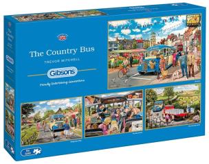 Opakowanie Puzzle 4x500 Autobus G3