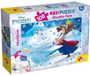 Opakowanie Puzzle dwustronne Maxi 108 Frozen