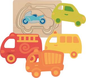 Opakowanie Puzzle warstwowe - pojazdy