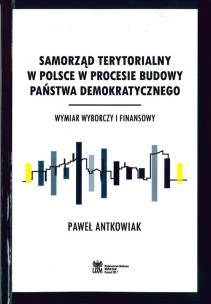 Okładka książki Samorząd terytorialny w Polsce w procesie budowy państwa demokratycznego