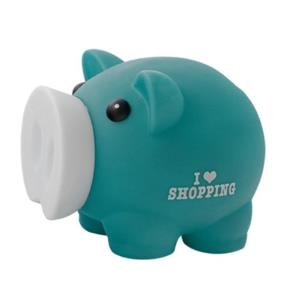 Opakowanie Skarbonka Świnka I Love Shopping turkusowa MAPED