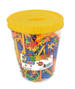 Opakowanie Słomki konstrukcyjne 1000 elementów Kubeł