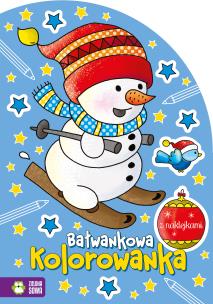 Okładka książki Świąteczne kolorowanki. Bałwankowa kolorowanka.