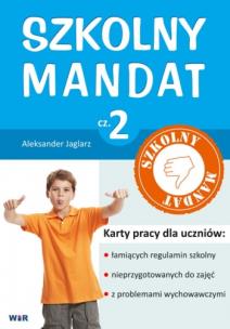 Okładka książki Szkolny mandat cz.2. Karty pracy dla uczniów