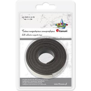 Opakowanie Taśma magnetyczna samoprzylepna 15mmx2m czarna