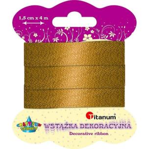 Opakowanie Wstążka metalizowana 15 mm x 4 m złota
