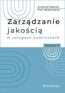 Okładka książki Zarządzanie jakością w usługach publicznych w.2