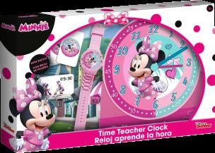 Opakowanie Zegarek + karty do gry Myszka Minnie WD19806 nauka czytania