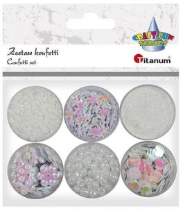 Opakowanie Zestaw dekoracyjny biały 6 wzorów PJ490