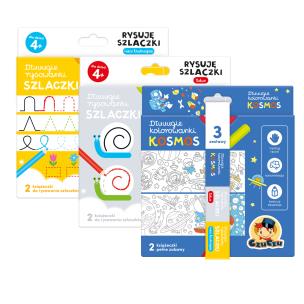 Zestaw rysowanek Kosmos. Autor: Opracowanie zbiorowe. Multiszop.pl Okładka książki Zestaw rysowanek Kosmos