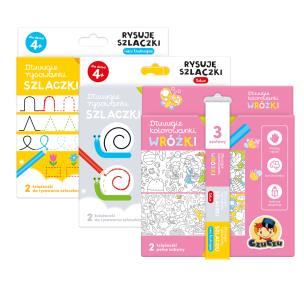 Zestaw rysowanek Wróżki. Autor: Opracowanie zbiorowe. Multiszop.pl Okładka książki Zestaw rysowanek Wróżki