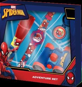 Opakowanie Zestaw zegark latarka lornetka kompas Spiderman MV15412