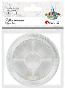 Opakowanie Żyłka nylonowa przezroczysta 0,5mm 40m