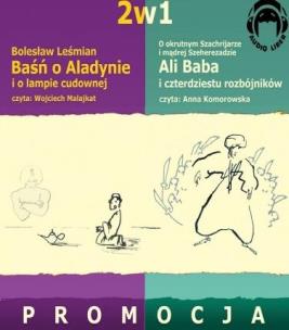 Okładka książki Ali Baba i 40.. + Baśń o Aladynie Audiobook