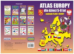Okładka książki Atlas Europy dla dzieci 5-8 lat