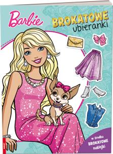 Okładka książki Barbie Brokatowe ubieranki SDLB-1101