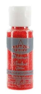 Opakowanie Brokat w słoiczku 20ml tęczowy czerwony