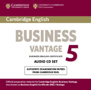 Opakowanie Cambridge English Business 5 Vantage Audio CDs