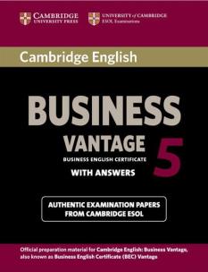 Okładka książki Cambridge English Business 5 Vantage Student's Book with Answers