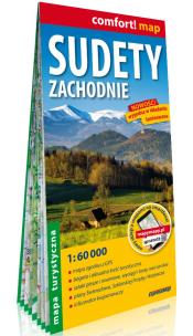 Okładka książki Comfort!map Sudety Zachodnie 1:60 000 lam. m. tur.