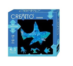 Creatto - Świecący Rekin i Wodni Przyjaciele. Wydawca: Piatnik. Multiszop.pl Opakowanie Creatto - Świecący Rekin i Wodni Przyjaciele
