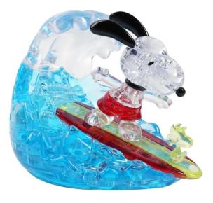 Opakowanie Crystal puzzle Snoopy surfer