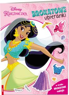 Okładka książki Disney Księżniczka Brokatowe ubieranki SDLB-9101