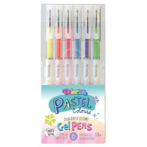 Opakowanie Długopisy Colorino Kids żelowe pastel 6 kolorów