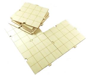 Opakowanie Drewniana plansza modularna