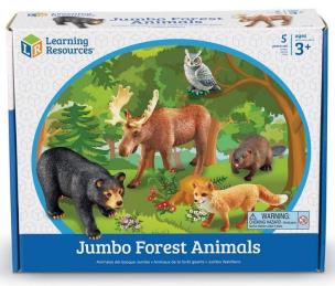 Opakowanie Duże Figurki. Zwierzęta leśne. Zestaw 5 szt.