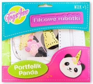 Opakowanie Filcowy portfelik Panda STnux