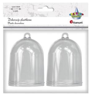 Opakowanie Formy plastikowe zakręcane klosze 2szt