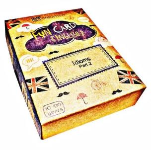 Fun Card English Idioms Part 2 CREATIVO. Autor: Dwornik Paweł. Multiszop.pl Okładka książki Fun Card English Idioms Part 2 CREATIVO