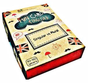 Fun Card English Singular vs Plural CREATIVO. Autor: Dwornik Paweł. Multiszop.pl Okładka książki Fun Card English Singular vs Plural CREATIVO