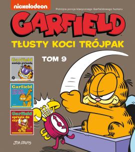 Okładka książki Garfield T.9 Tłusty koci trójpak
