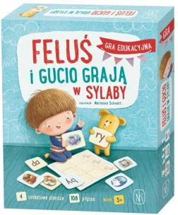 Okładka książki Gra - Feluś i Gucio grają w sylaby