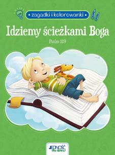 Okładka książki Idziemy ścieżkami Boga. Psalm 119. Zagadki i kolorowanki