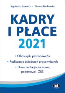 Okładka książki Kadry i płace 2021 / PPK1411