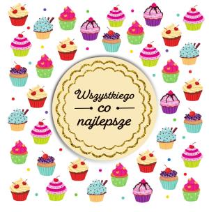 Opakowanie Karnet KW 3D Kolorowe babeczki