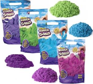 Kinetic Sand: Żywe Kolory mix 907g. Wydawca: Spin Master. Multiszop.pl Opakowanie Kinetic Sand: Żywe Kolory mix 907g