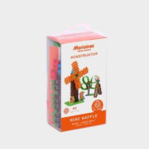 Klocki Mini Waffle Rolnik Mały blister. Wydawca: MARIOINEX. Multiszop.pl Opakowanie Klocki Mini Waffle Rolnik Mały blister