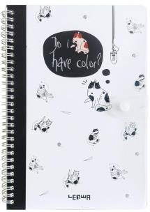 Opakowanie Kołonotes B5/80K linia zamykany na zatrzask